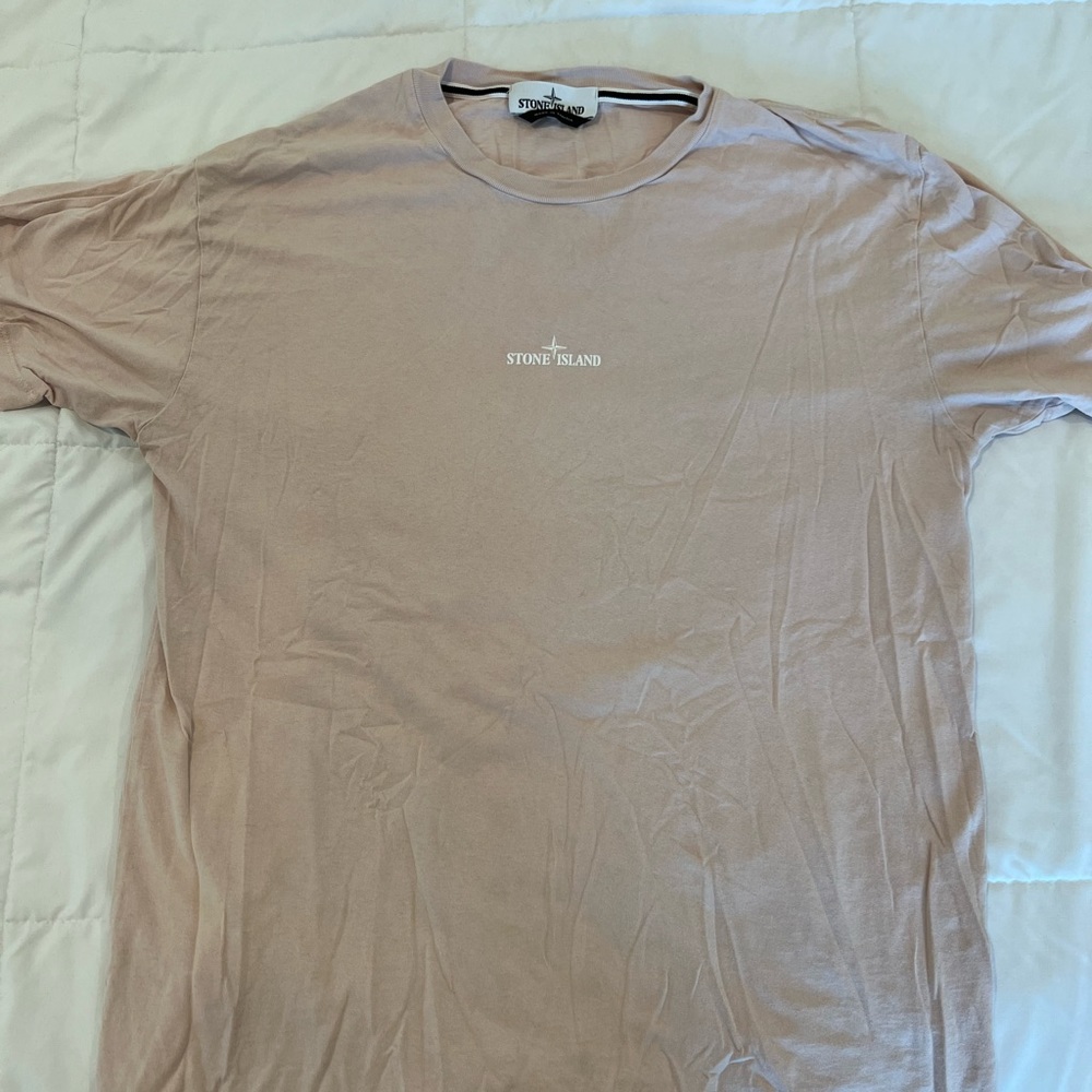 Stone island pink tee